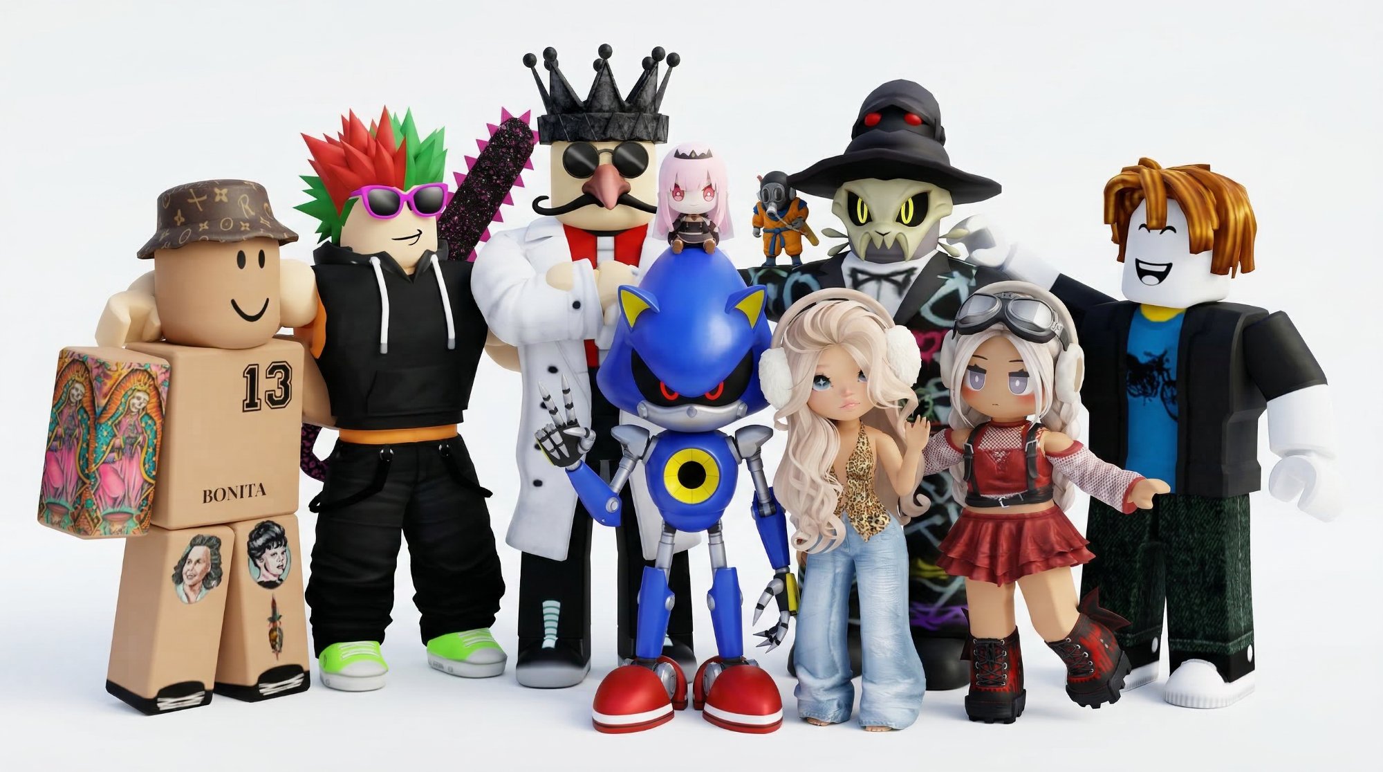 Avatares del equipo en Roblox