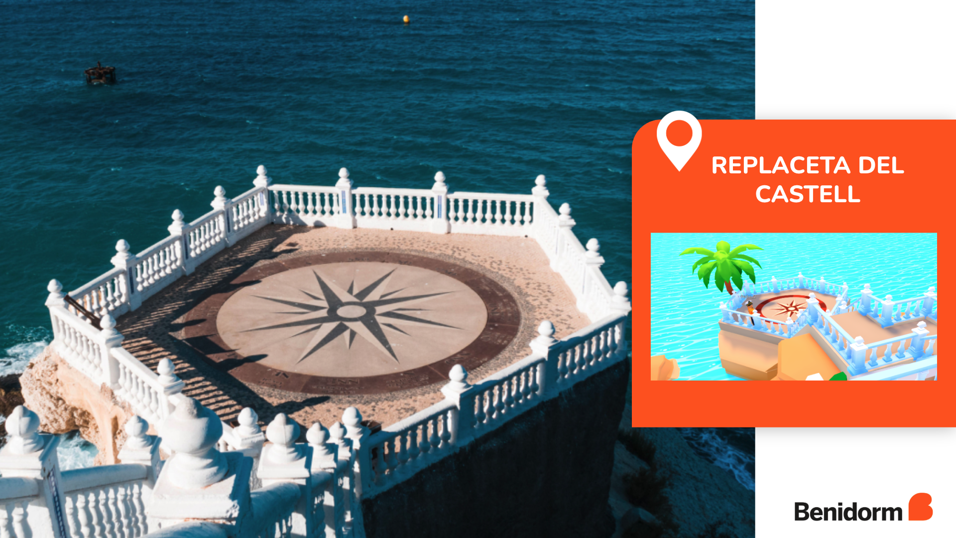 Replaceta del Castell real y la versión Benidorm en Roblox
